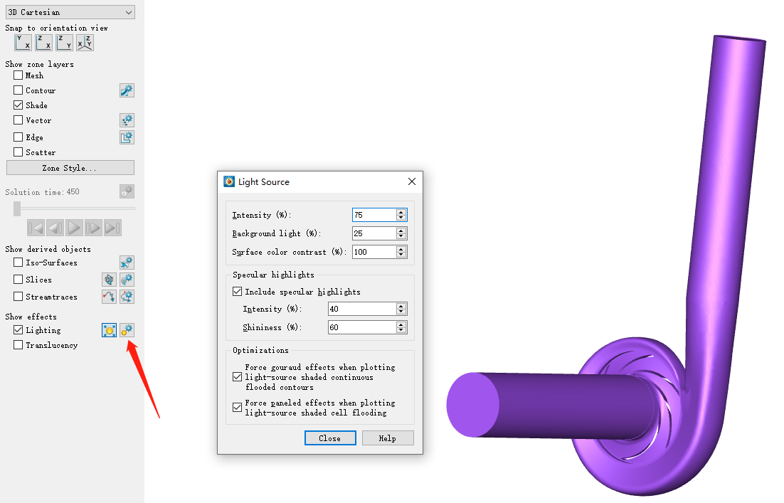 Tecplot:7.光源设置